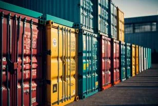 Representative photo: Whole marine containers
